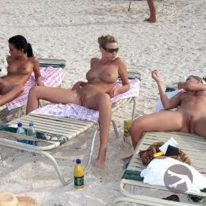 One swingers at a sex resort at the beach