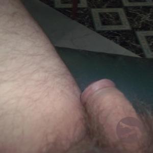 A guy having fun at home