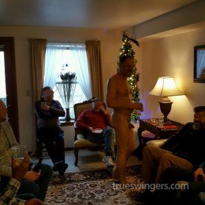 A group of swingers at a party