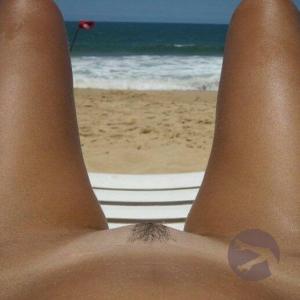 Solo girl on the beach